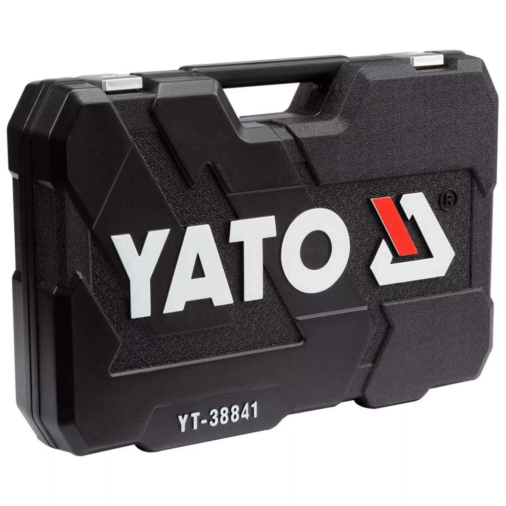 Yato YT-38841 216-Piece Socket Spanner Set – 1/4 Inch, 3/8